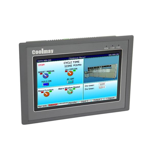 Cheap 800X480 Pixels 7 Inch HMI Display TFT true color With Ethernet Port for sale