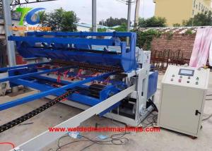 3200mm Width Green Fence Mesh Welding Machine 12.7*76.2mm Mesh 5.5T