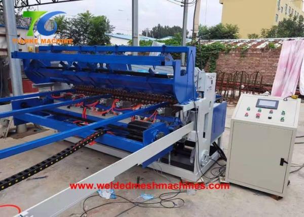 Cheap 3200mm Width Green Fence Mesh Welding Machine 12.7*76.2mm Mesh 5.5T for sale