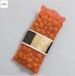 Small White Plastic Leno Net Onion Sack with Draw String Custom Order Accepted