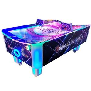 China Plastic Coin Operated Curved Arcade Air Hockey Table machine Video Games Simulator on sale