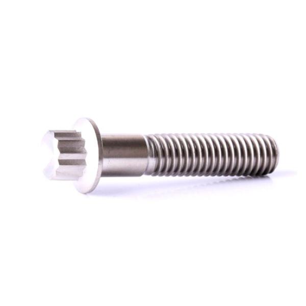 Cheap Gr5 Titanium Fasteners 12 Point Flange Head Bolt M8 for sale