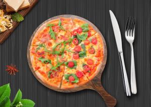 Best Imitation Wood Unbreakable Melamine Pizza Peel Platter wholesale