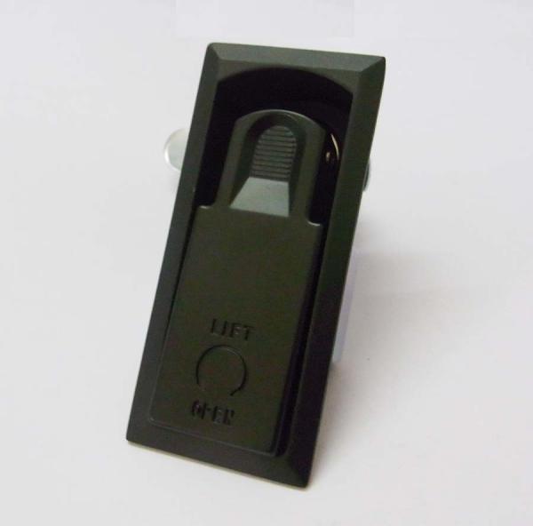 Cheap Swing handle latch Lock MS726-2 standard cabinet compression lock Black push to close Lock for sale