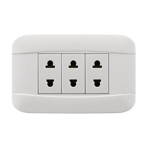 Electrical Wall Power Socket , Flame Resistant Residential Power Plug Socket