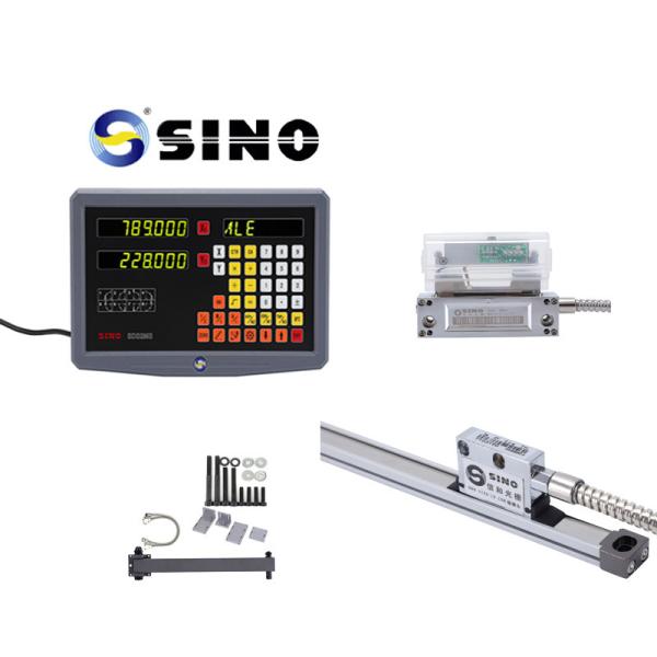 Cheap SDS2MS Double Axis Linear Glass Scale On SINO Digital Readout Display Applied To Lathe And Milling Machine for sale