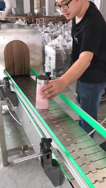 Cheap 0.1Mpa plastic shrink wrap machine 120w Shrink Wrap Heat Tunnel For Bottles for sale