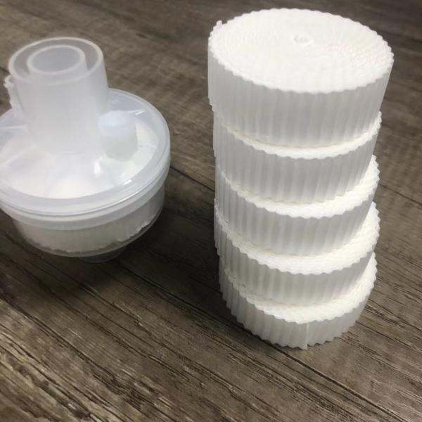 Cheap Efficiency Circular HME Filter Paper Custom Diameter for Moisture Exchange Professional HME Filter Paper Roll Factory for sale
