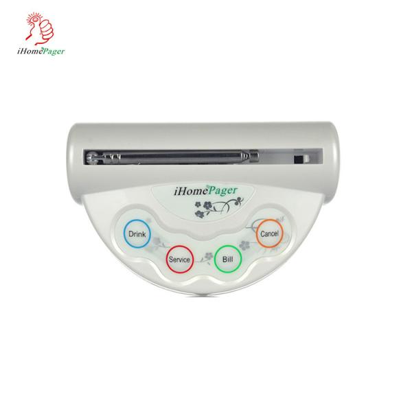 Cheap C200 Nice customized language logo wireless call button with menu folder for sale