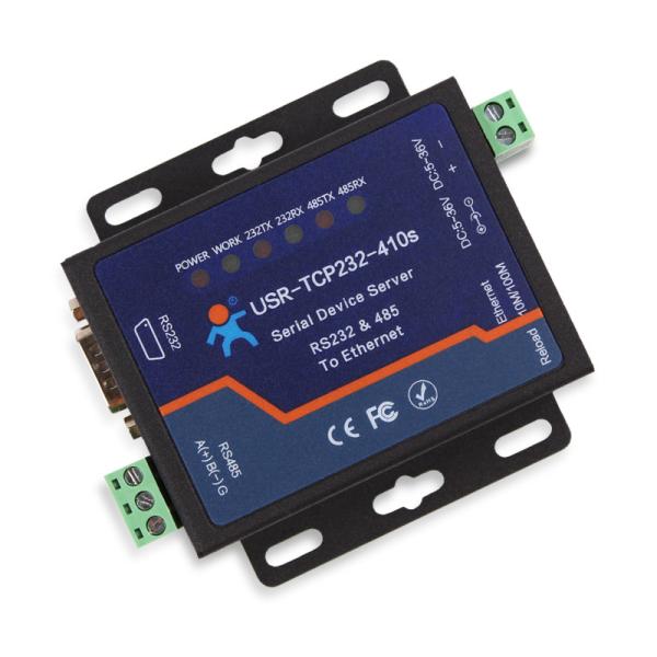 Cheap [USR-TCP232-410s]  Serial RS232 RS485 to Ethernet Converter,  Modbus to ethernet converter for sale