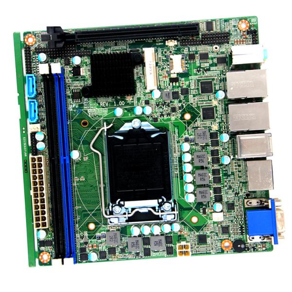Cheap LGA 1151 Mini Itx Motherboard , Tablet PC Motherboard Dual Channel DDR4 Dual LAN for sale