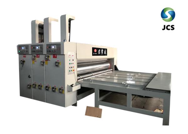Cheap Semi Auto Feeder Type Corrugated Box Printing Machine , 2 Colour Flexo Printing Machine for sale