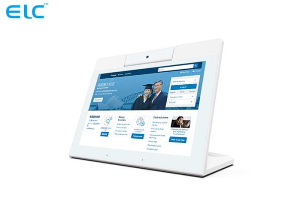 Cheap Desktop Android  Reception Digital Signage With Binocular Camera Optional for sale