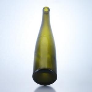 Best 500ml 700ml Flint Glass Bottle in Antique Green Color for Wine or Champagne Packaging wholesale