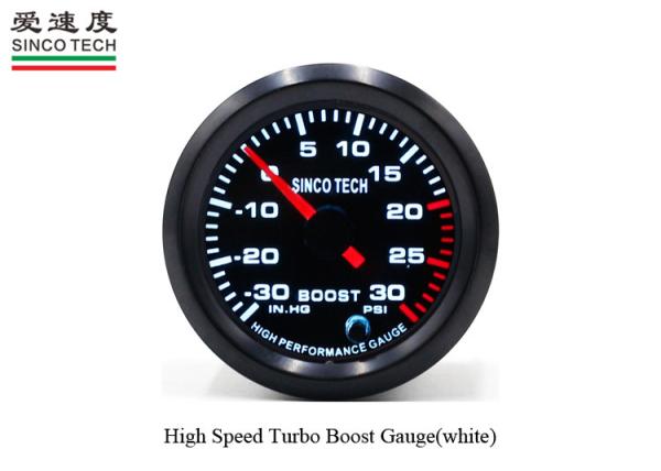 Cheap 52MM ABS Race Car Gauges LED Display Boost Function PSI Unit DO 6341 Embedded Installation for sale