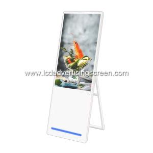 China Movable 43 Inch LCD Advertising Video Player With Casters on sale