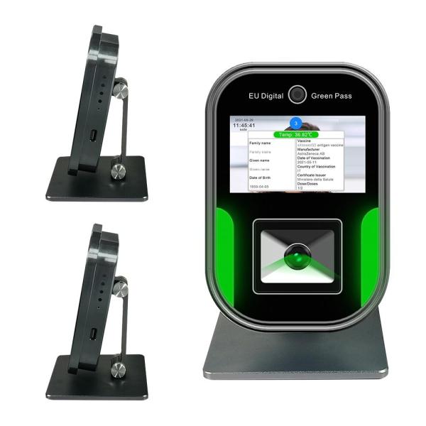 Cheap C19 Verification EU Digital Green Pass Scanner Reader for Office Building for sale