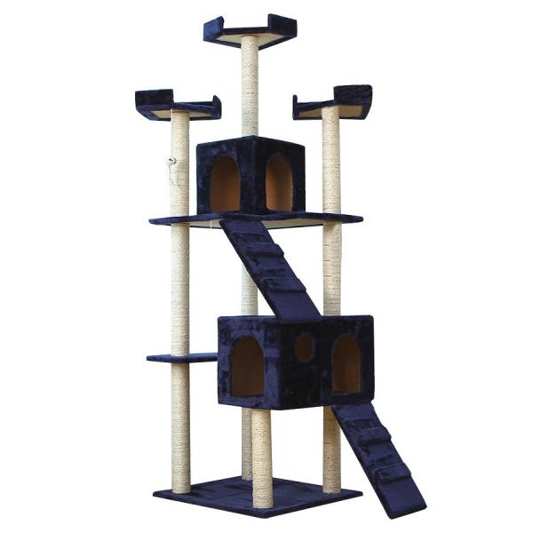 Cheap Pet Supplies Four Poster Cat Bed Toy Cat Climbing Frame Cat Scratch Board Cat Tree Cat Hammock for sale