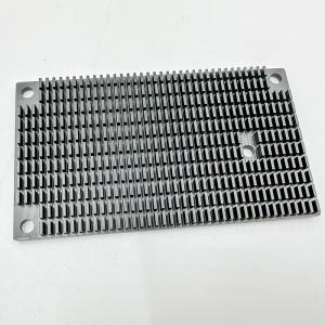 Best High Precision CNC Machining Parts Black Slotted Aluminum Power Amplifier Heatsink wholesale