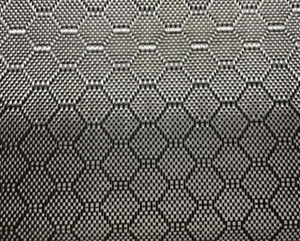 Cheap 3K 240g Jacquard Carbon Fiber Fabric Mesh Fabric 3K240H Hexagon Weave for sale