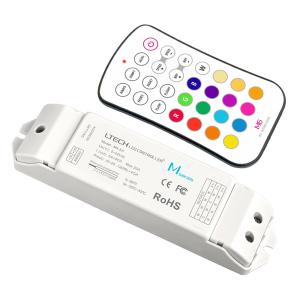 China Led Light Strip Rf Controller , Led Strip Light Dimmer Unit With Wireless Controller on sale