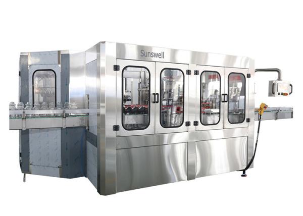 Cheap Rotary capper SUS304 Automatic Soda Filling Machine With Touch Screen for sale