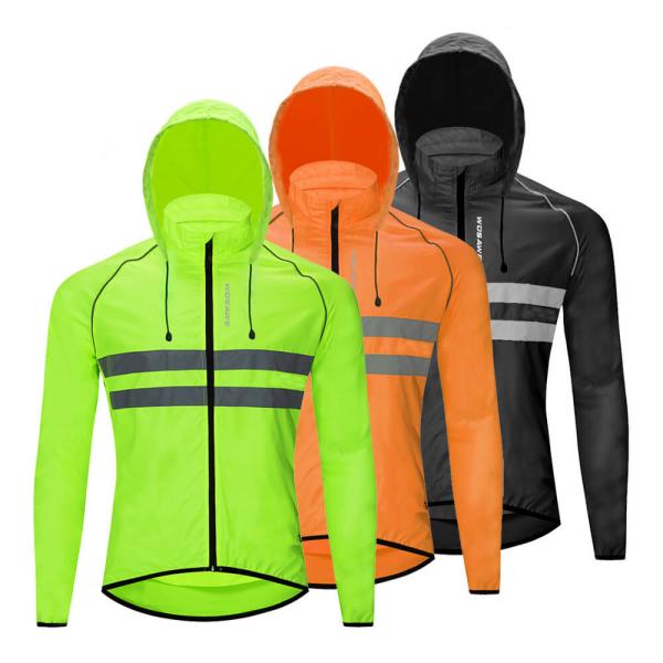 Cheap Reflective Windbreaker Style Jacket , Multi Pocket Jacket Breathable Skin Apparel for sale