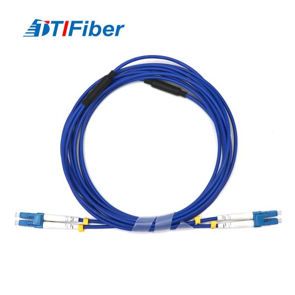 Cheap Upc Apc Connector Fiber Optic Patch Cord Armoured Singlemode Multimode for sale