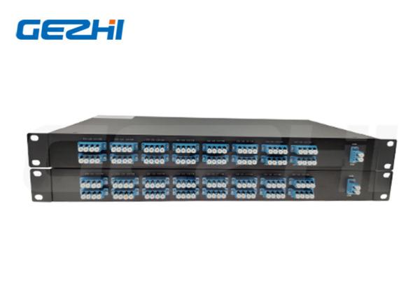 Cheap Multi-Channel 40CH Filter DWDM Mux Demux Multiplexer With 1RU 19" Rackmount for sale