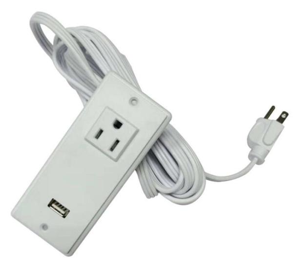 Cheap 250V US Double USB Desk Plug Sockets American Standard Power Cords for sale