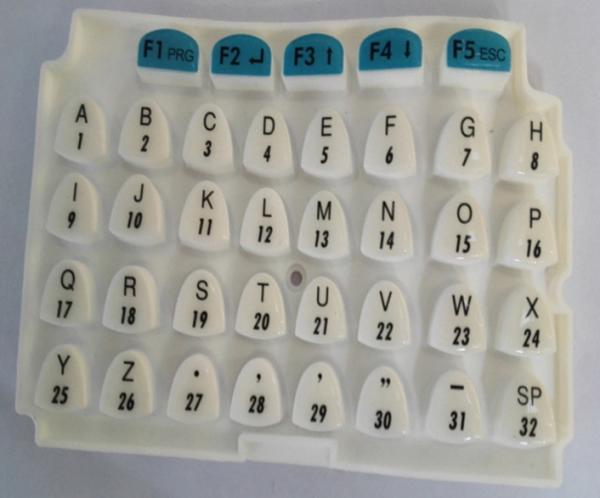 Cheap Customized Elastomeric Silicone Flexible Keyboard , Mechanical Computer Keyboard for sale