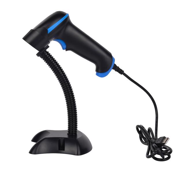 Cheap 1D Laser Barcode Reader Handheld Wired Barcode Scanner With Stand YHD-5700G for sale