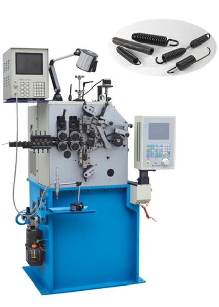 Cheap Universal Coil Spring Machine , Extension Spring Machine Automatic Oiling for sale