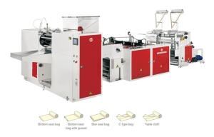 China Recyclable Biodegradable Garbage Bag Roll Making Machine 80m/min on sale
