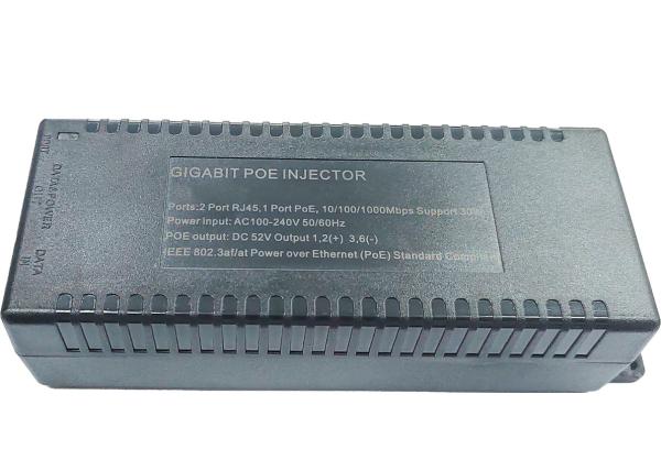 Cheap 30w Gigabit Poe Injector With Ieee 802.3af/At/Bt Power Over Ethernet End Span Pse for sale