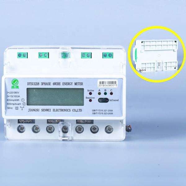 Cheap Data Storage and LCD Display Single Phase Din Rail Energy Meter with OEM Availability for sale