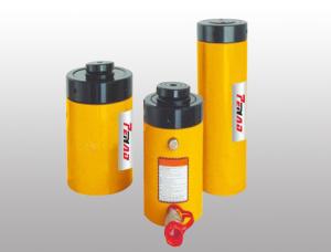 China Vertical Single Action Hydraulic Jacking Equipment Hydraulic Cylinder on sale