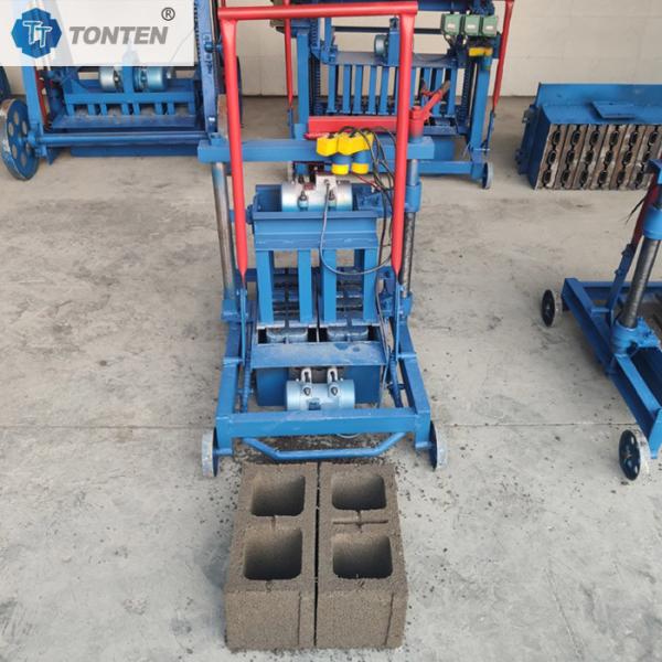 Cheap 2-45 Small-sized Mobile Brick Making Machine Daily Output 2000-4500 Blocks for sale