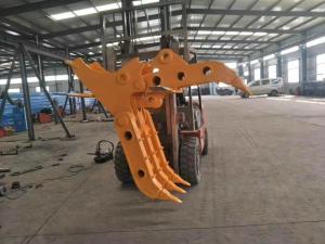 Non-Rotating Rotating System Product 9Ton Excavator Manual Type Log Grapple Customized Jaw Open Wood Grapple