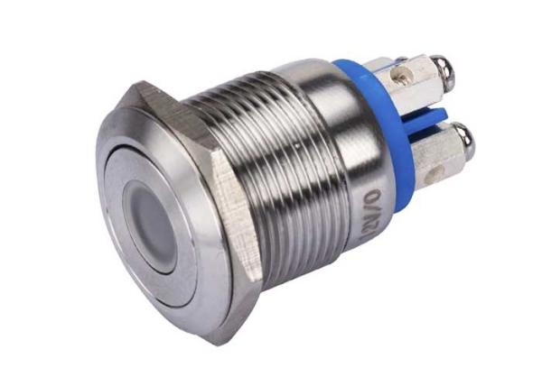 Cheap Screw Terminal 24v Push Button Switch LED Illuminiated Waterproof for sale