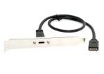 Desktop Mount Panel Header Type C Computer Data Cable Support Data Sync And