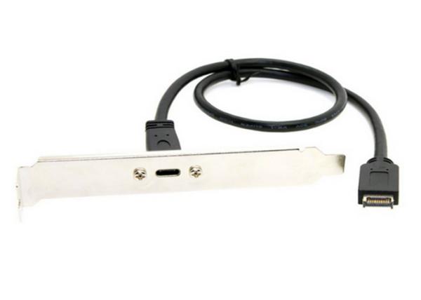 Desktop Mount Panel Header Type C Computer Data Cable Support Data Sync And