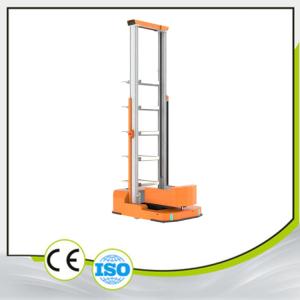 China AGV Automated Guided Vehicle Light Load 30KG Material Box AGV Differential Drive Telescopic Clip Lifting Height 2m on sale