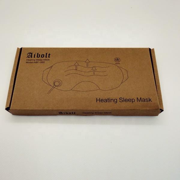 Cheap Cotton USB Heated Eye Mask With One Button Controller for sale