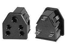 Cheap Universal Grounded India Type D Travel Power Plug Adapter Electrical Sockets 6A 240V AC 3 Pin Triangular Outlet 50 Hz for sale