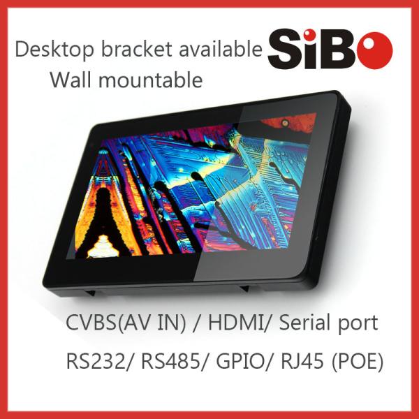 Cheap 7" Wall Mount Attendance System Tablet With Fingerprint Sensor for sale
