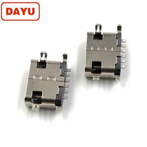 China 6 Pin USB C Female Connector Sink 0.8mm PCB Mount Type 3.0 Jack​ on sale