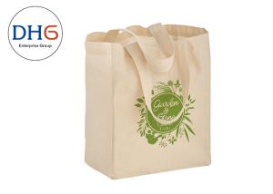 Fast Drying Cotton Canvas Tote Bag Dimensional Stable Excellent Elasticity