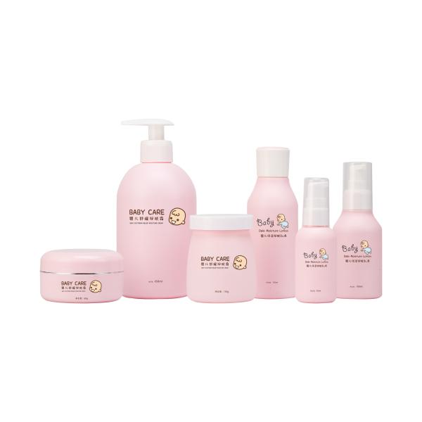 Cheap Round Matte PET Cosmetic Bottles / Empty Makeup Bottles With Sprayer / Pump for sale