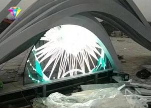 Programmable Led Transparent Display , Soft Pixel Transparent Glass Led Screen